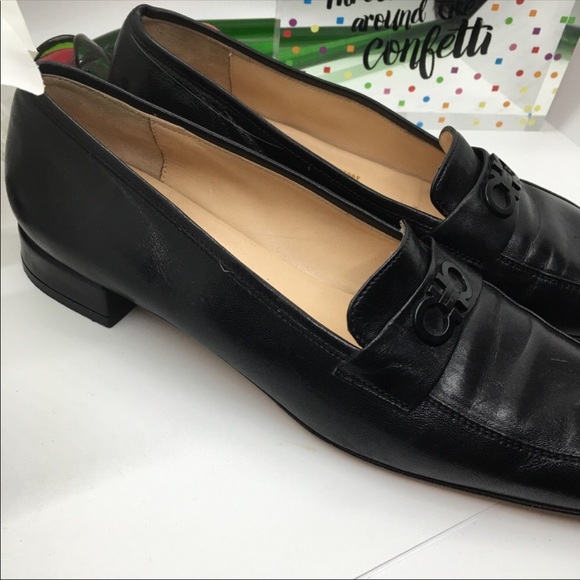 🖤Black Ferragamo Loafers🖤 - Picture 1 of 6